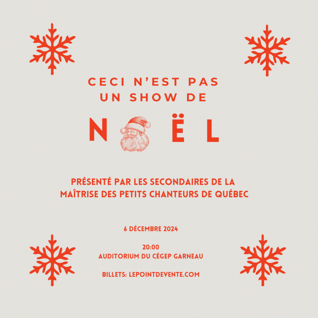 Ceci n'est pas un show de Noël