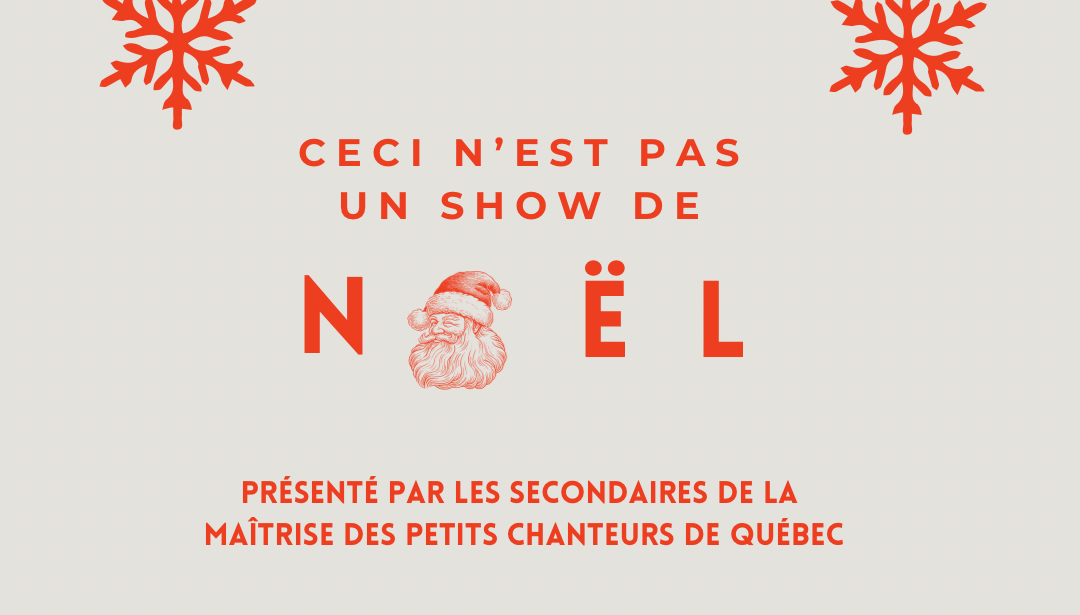 Ceci n'est pas un show de Noël